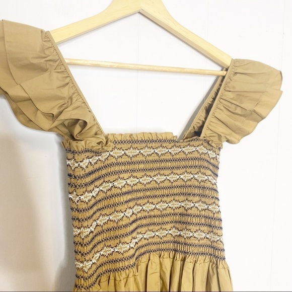 Cara Cara Dress NWT Ruby Dress in Khaki Mixed New XL - Picture 10 of 12